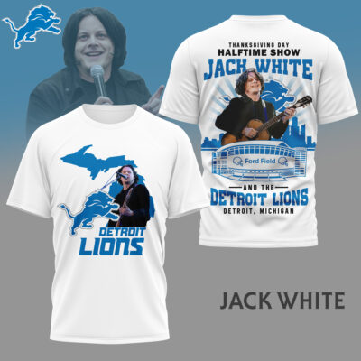 Premium Detroit Lions and Jack White 3D Shirt