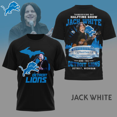 Premium Detroit Lions and Jack White 3D Shirt
