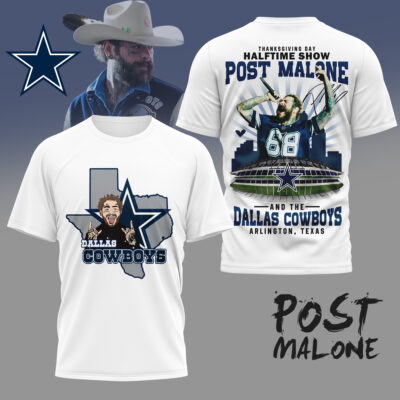 Premium Dallas Cowboys and Post Malone 3D Shirt