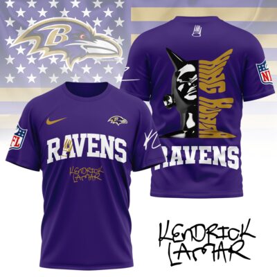 Baltimore Ravens | Premium NFL Kendrick Lamar Fan 3D Shirt