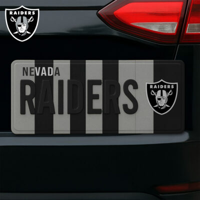 Las Vegas Raiders | Premium NFL Personalized License Plate Frame
