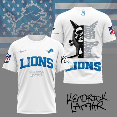 Detroit Lions | Premium NFL Kendrick Lamar Fan 3D Shirt
