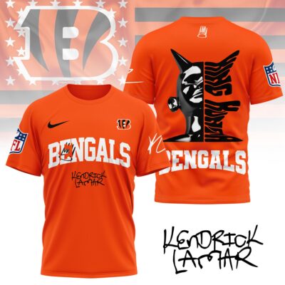 Cincinnati Bengals | Premium NFL Kendrick Lamar Fan 3D Shirt
