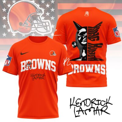 Cleveland Browns | Premium NFL Kendrick Lamar Fan 3D Shirt