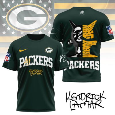 Green Bay Packers | Premium NFL Kendrick Lamar Fan 3D Shirt