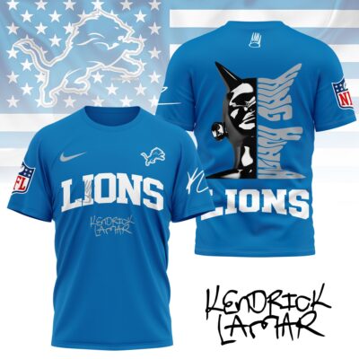 Detroit Lions | Premium NFL Kendrick Lamar Fan 3D Shirt