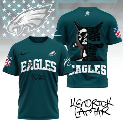 Philadelphia Eagles | Premium NFL Kendrick Lamar Fan 3D Shirt