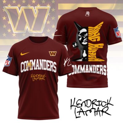 Washington Commanders | Premium NFL Kendrick Lamar Fan 3D Shirt