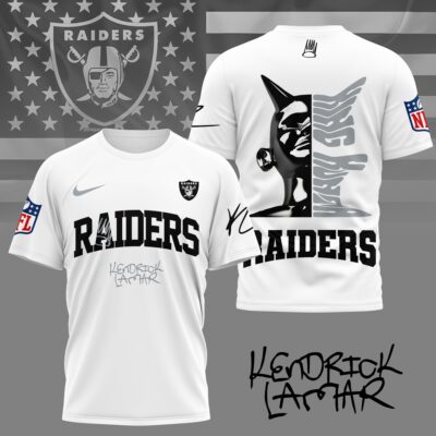 Las Vegas Raiders | Premium NFL Kendrick Lamar Fan 3D Shirt