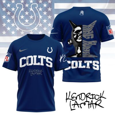 Indianapolis Colts | Premium NFL Kendrick Lamar Fan 3D Shirt