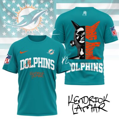 Miami Dolphins | Premium NFL Kendrick Lamar Fan 3D Shirt