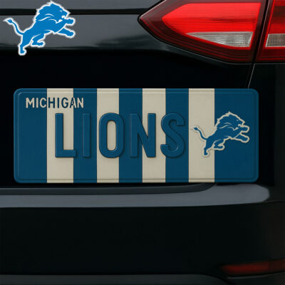 Detroit Lions | Premium NFL Personalized License Plate Frame