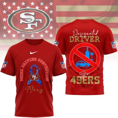 San Francisco 49ers | Premium NFL Safe Driving Awareness 3D Shirt