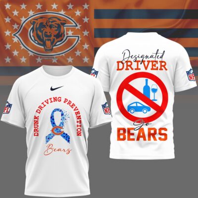 Chicago Bears | Premium NFL Safe Driving Awareness 3D Shirt