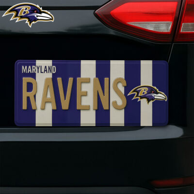 Baltimore Ravens | Premium NFL Personalized License Plate Frame