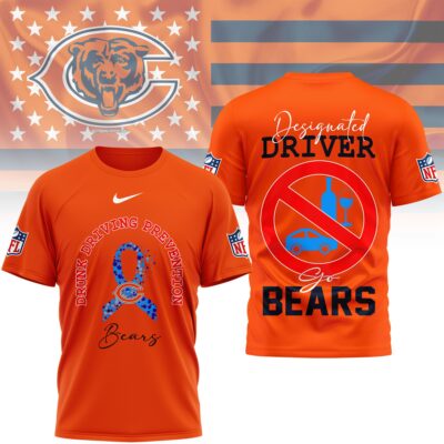 Chicago Bears | Premium NFL Safe Driving Awareness 3D Shirt