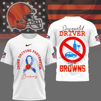 Cleveland Browns | Premium NFL Safe Driving Awareness 3D Shirt