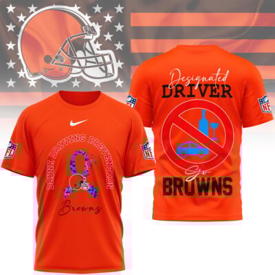 Cleveland Browns | Premium NFL Safe Driving Awareness 3D Shirt