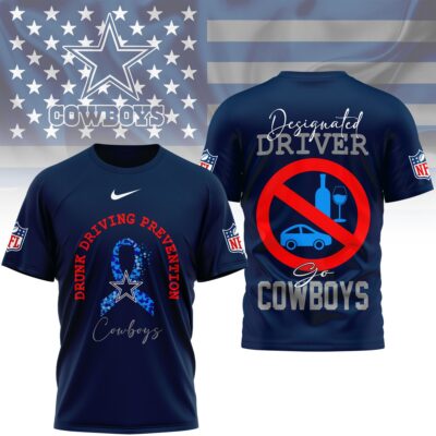 Dallas Cowboys | Premium NFL Safe Driving Awareness 3D Shirt