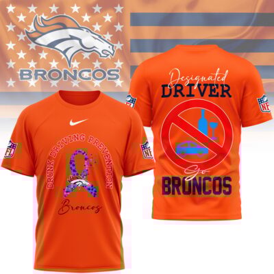 Denver Broncos | Premium NFL Safe Driving Awareness 3D Shirt