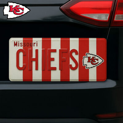 Kansas City Chiefs | Premium NFL Personalized License Plate Frame