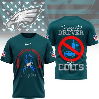 Philadelphia Eagles | Premium NFL Safe Driving Awareness 3D Shirt