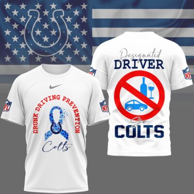 Indianapolis Colts | Premium NFL Safe Driving Awareness 3D Shirt