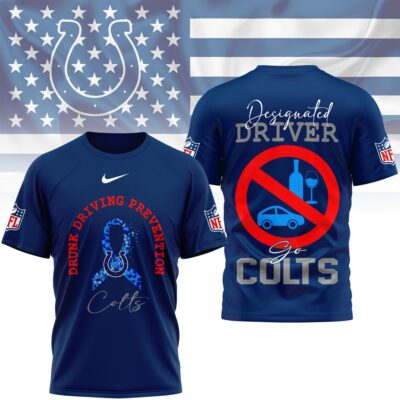 Indianapolis Colts | Premium NFL Safe Driving Awareness 3D Shirt
