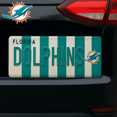 Miami Dolphins | Premium NFL Personalized License Plate Frame