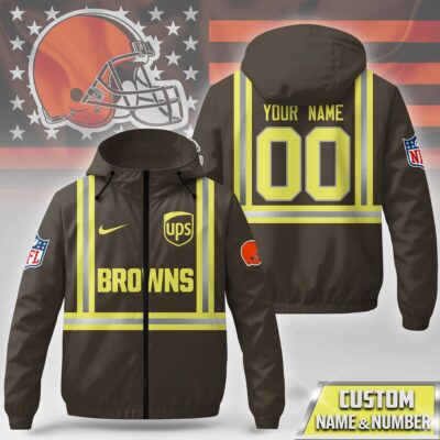 Cleveland Browns | Premium NFL UPS Driver Windbreaker Jacket