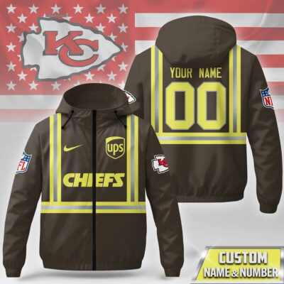 Kansas City Chiefs | Premium NFL UPS Driver Windbreaker Jacket