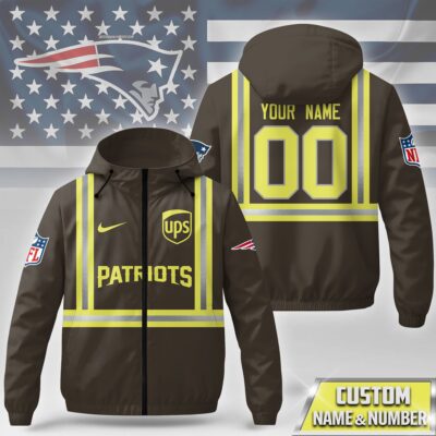 New England Patriots | Premium NFL UPS Driver Windbreaker Jacket