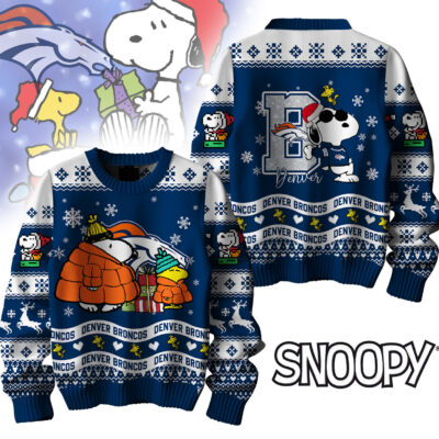 Denver Broncos | Premium NFL Peanuts Snoopy Ugly Sweater
