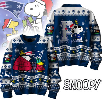 New England Patriots | Premium NFL Peanuts Snoopy Ugly Sweater