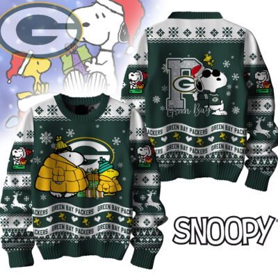 Green Bay Packers | Premium NFL Peanuts Snoopy Ugly Sweater
