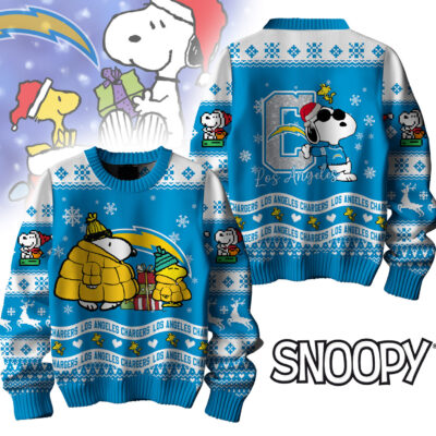 Los Angeles Chargers | Premium NFL Peanuts Snoopy Ugly Sweater - 5XL