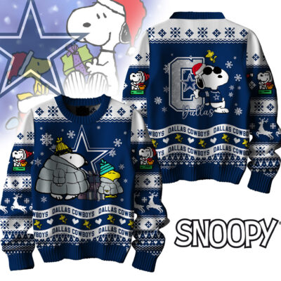 Dallas Cowboys | Premium NFL Peanuts Snoopy Ugly Sweater