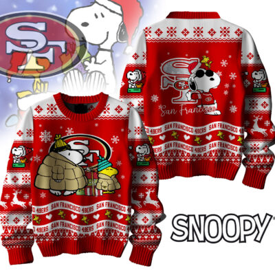 San Francisco 49ers | Premium NFL Peanuts Snoopy Ugly Sweater
