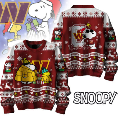 Washington Commanders | Premium NFL Peanuts Snoopy Ugly Sweater