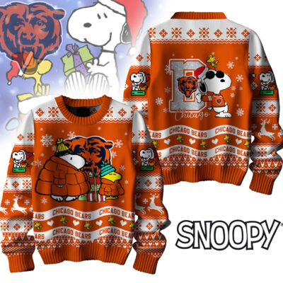 Chicago Bears | Premium NFL Peanuts Snoopy Ugly Sweater