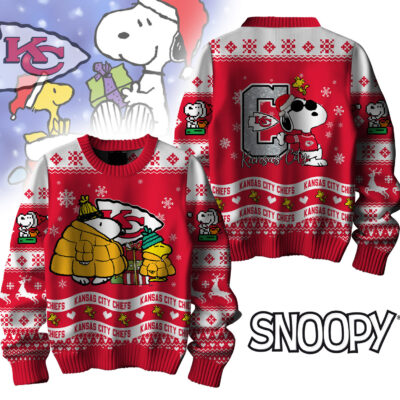 Kansas City Chiefs | Premium NFL Peanuts Snoopy Ugly Sweater