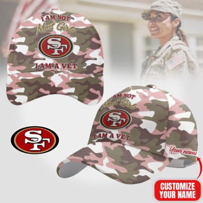 San Francisco 49ers | Premium NFL Camo Women Veterans Classic Cap