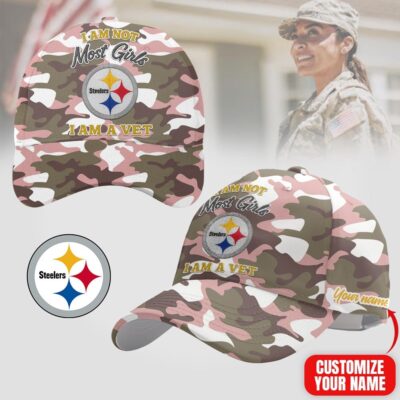 Pittsburgh Steelers | Premium NFL Camo Women Veterans Classic Cap