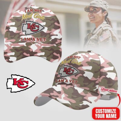 Kansas City Chiefs | Premium NFL Camo Women Veterans Classic Cap
