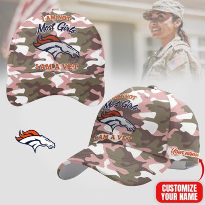 Denver Broncos | Premium NFL Camo Women Veterans Classic Cap