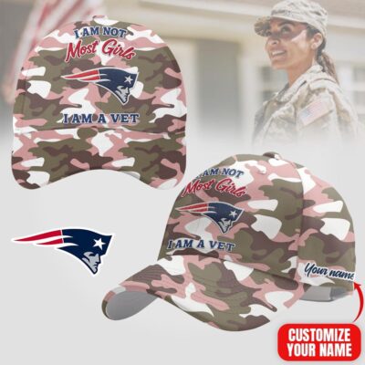 New England Patriots | Premium NFL Camo Women Veterans Classic Cap