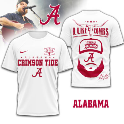 Alabama Crimson Tide | Premium NCAA Luke Combs 3D Shirt