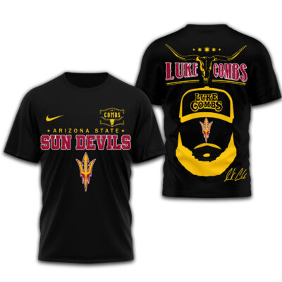 Arizona State Sun Devils | Premium NCAA Luke Combs 3D Shirt