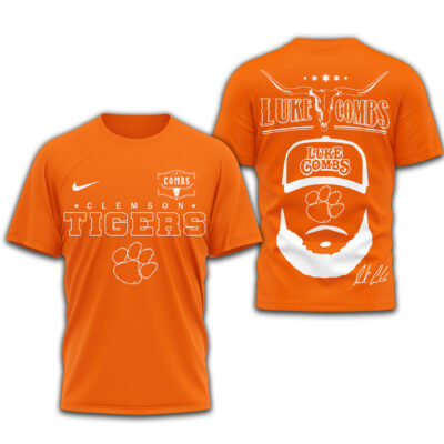 Clemson Tigers | Premium NCAA Luke Combs 3D Shirt