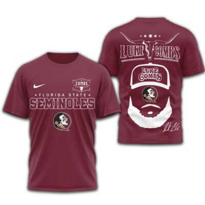 Florida State Seminoles | Premium NCAA Luke Combs 3D Shirt